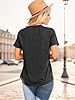 MZEAZRK Women Mystic Moon and Sun Flower Shirt Boho Wildflower Celestial Moon Graphic T Shirts Short Sleeve Tops, A-dark Grey, S #4