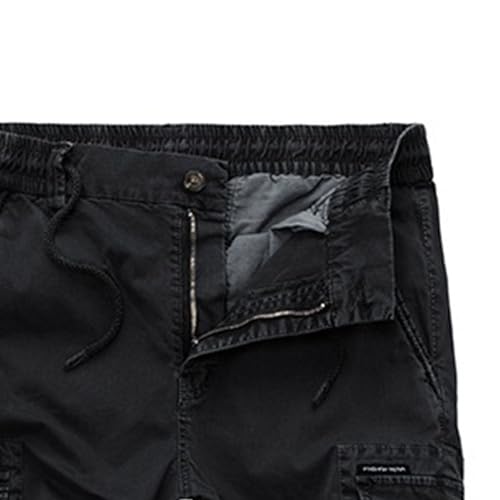 JEKE-DG Men's Casual Comfort Cargo Pants Joggers Fashion Stretchy Pants Slim Fit Outdoor Tapered Trousers3