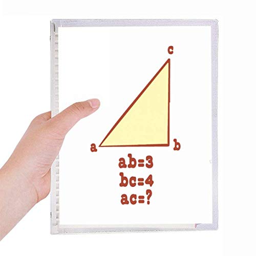 Cahier à spirales à motif triangulaire pour vos réunions et projets