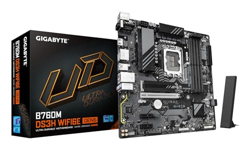 GIGABYTE B760M DS3H WIFI6E GEN5 Micro-ATX Motherboard MB6763