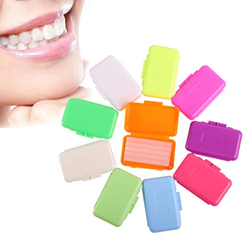 10 Pack Dental Oral Wax, Orthodontics Teeth Wax for Braces, Oral Care Protection