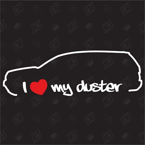 I Love My Duster ? Autocollants Dacia, à partir de 10