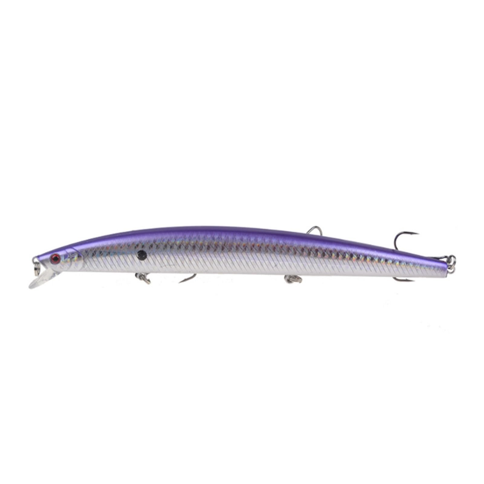 1 Uds 18cm 24g Minnow señuelo de Pesca láser Duro Cebo Artificial plástico Grandes señuelos de Peces Falsos mar Pesca Cebo Crankbait Wobblers(9)