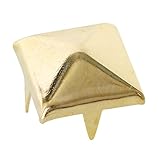 Einfach zu befestigen. TRIXES 100 x Pyramidennieten Punkrock-Nieten für Leder, Taschen, Schuhe, Mode und Design