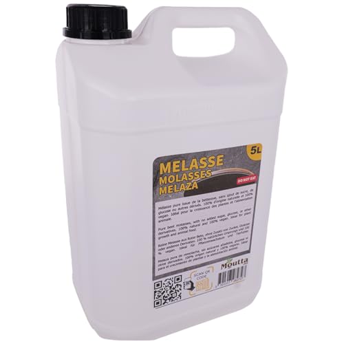 Moutta | Melaza de Remolacha 5L | Estimula el Crecimiento de tus Plantas | Suplemento para la nutrición animal | Uso universal
