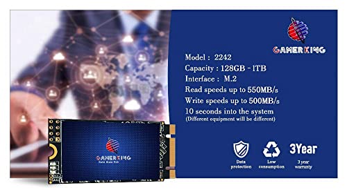 SSD M.2 2242 256 Go avec technologie 3D NAND TLC stable - 5