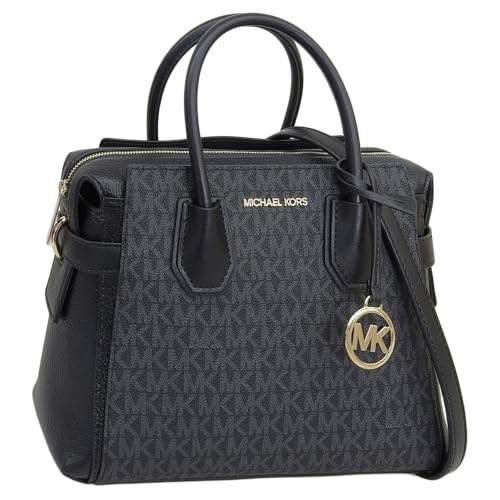 [Michael Kors] [マイケルコース] バッグ レディース ショルダーバッグ 2way 斜めがけ ハンドバッグ アウトレット ブランド ライトクリームマルチ 35F2GM9S1B (BLACK/ブラック) [並行輸入品]