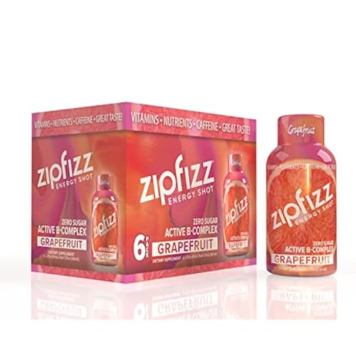 Zipfizz 2oz Energy Shot Grapefruit Flavor Hydrating