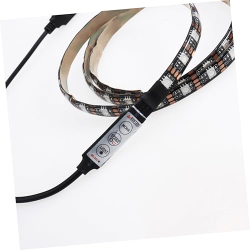 Tira LED flexible impermeable multicolor con control USB de 1 metro miniatura 2