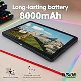 Fusion5 10.1” Windows 11 Professional Tablet PC - 16GB RAM, 512GB SSD, Intel Quad-Core, Full HD, USB C, Micro HDMI - 10 Inch Ultra Slim Windows Tablet Computer, Expandable Storage - Image 5