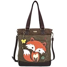CHALA Fox Work Tote Shoulder Bag - Fox Lovers Gifts Handbag Only