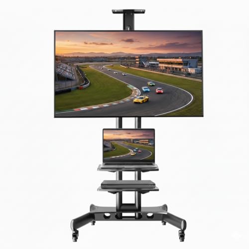 BEETEC TF-1500S Mobile TV Stand 40-70 Inch 600x400 VESA