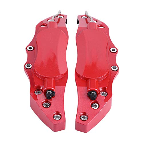 Couvercle d'étrier de frein en aluminium durable avec finition premium rouge