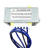 Alimentation d'amplificateur 30W-EI 220V vers double 8V/12V/16V/24V/28V
