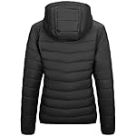 Outdoor Ventures Women's Packable Lightweight Full-Zip Puffer Jacket with Hood Quilted Winter Coat - Image 4
