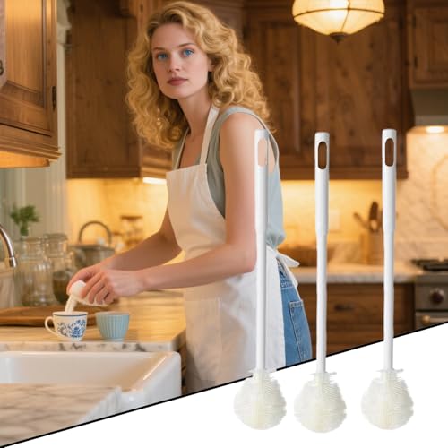 Limpiador de botellas de agua, cepillo de limpieza de biberones, cepillo de limpieza de biberones y tetinas para productos, utensilios de cocina, fregadero, cristalería, humidificador - imagen 4