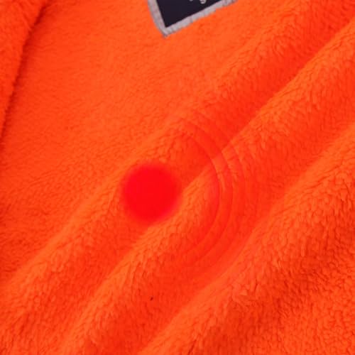 Image of LeeHanTon Men Fleece Jacket Lightweight Sherpa Fleece Jackets Zip Up Hoodie Lined Sweatshirt Coat with Pockets