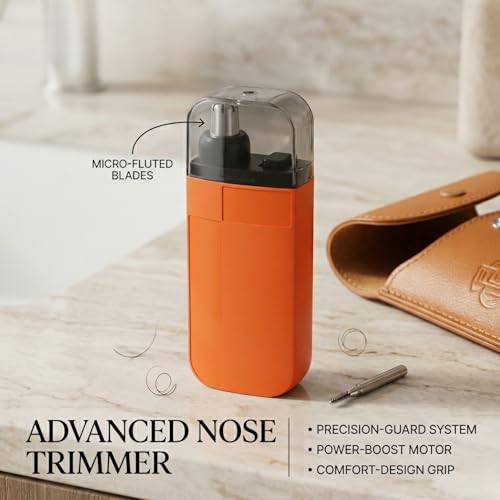Image of Rechargeable Nose Hair Trimmer for Men & Women | USB Electric Ear & Nose Hair Remover | Waterproof, Painless & Portable Grooming Tool.