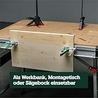 metabo Multifunktionstisch MWB 100, Klappbare Werkbank & Montagetisch – Ansicht 8