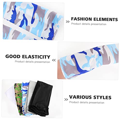 INOOMP 10 Pares Manga De Proteção Solar Manga De Braço De Basquete Mangas De Braço Para Homens Capa