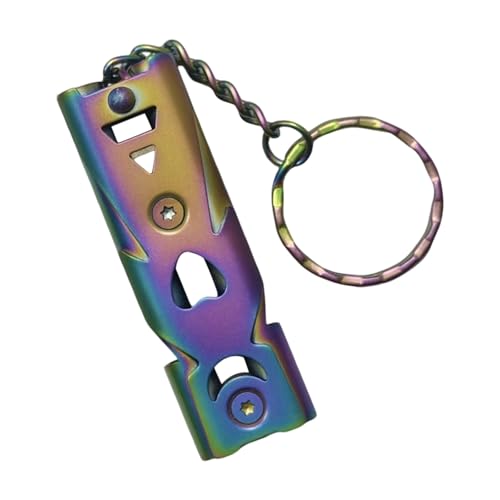 SPONGL Emergencies Blare High Frequencies Sound Device Stainlessed Steel Construction Small Survival Tool Hiking Essential