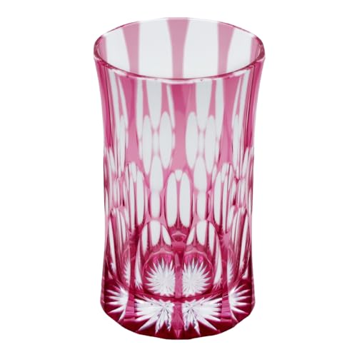 Tenma Kiriko Cut Glass Tumbler: Osaka Cut Glasswork Where to Buy [2026] — 金赤 finish