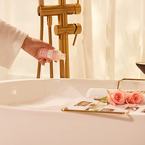 Spa Luxetique Spa Set For Women, Rose Spa Gift Set, Relaxing Home Spa Kits, Spa Gifts Set For Women Includes Body Lotion, Shower Gel, Bubble Bath, Hand Cream,Birthday Gifts For Women #TOP4