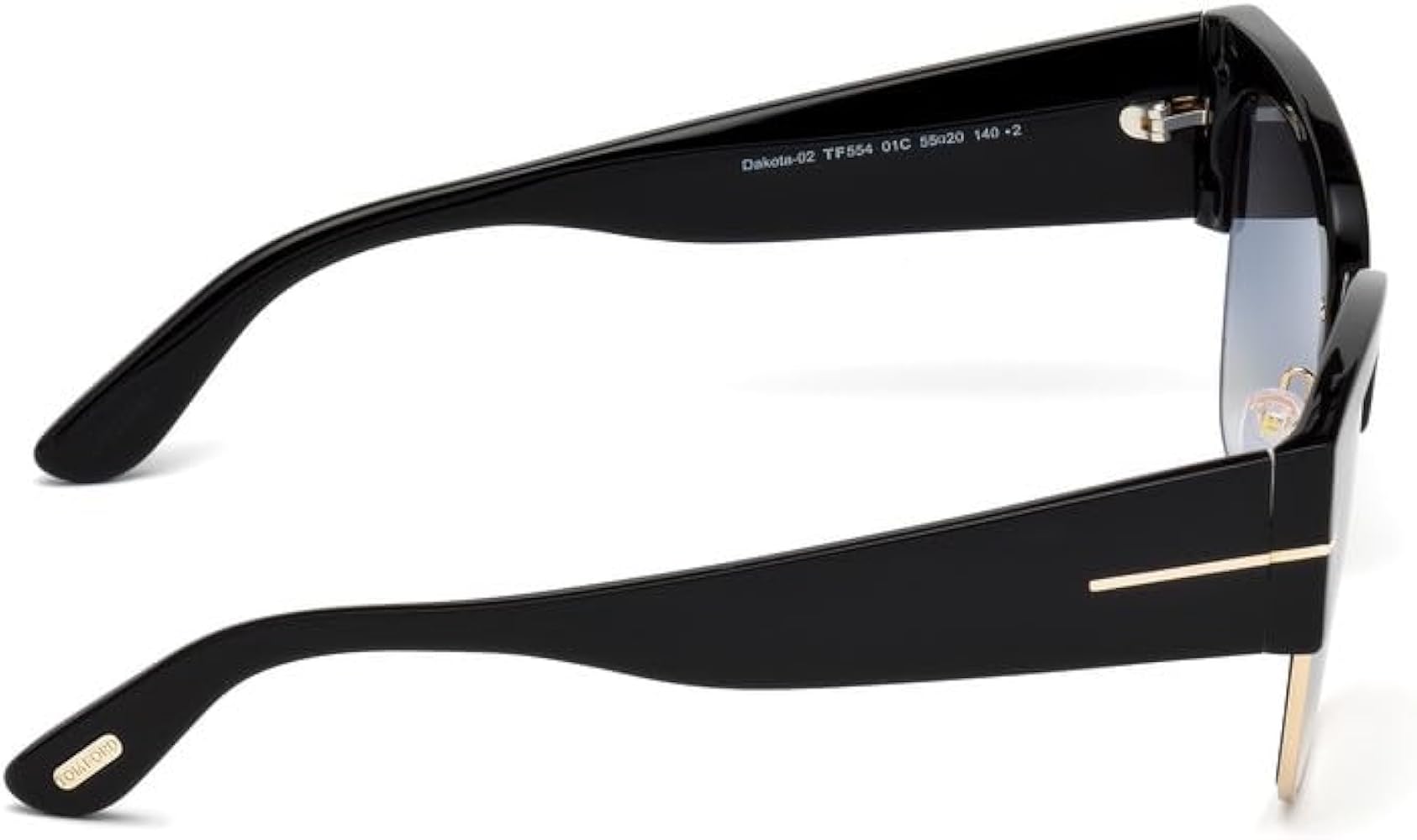 Amazon.co.jp: トムフォードft0554 dakota-02サングラス55 01 C Shiny