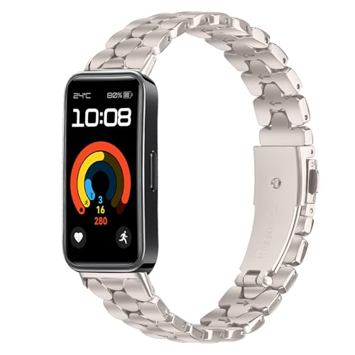 [DKEnjoy] for Huawei Band 10�Ή��X�e�����X�|�������o���h �Afor Huawei Band9 / Band8 �x���g�A�����\�ȃX�g���b�v�A�N�Z�T���A�ȒP���t���A�j�����p (�x�[�W��)