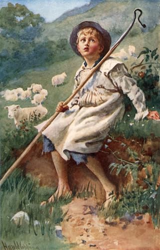 Arts Affiche la chanson du berger Harold Copping Déco Murale Toile Grand Format 60x90cm