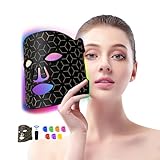 Duevie LED Facial Mask Red Light Therapy FSA/HSA Eligible 7 Color Mask Spa Facial Skin Care Mask For Acne Reduction Skin Rejuvenation Anti-Aging Wrinkle Acne