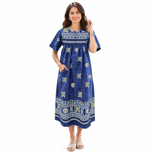 cotton lounge dresses for women Lightweight Linen Cotton Lounge Dress