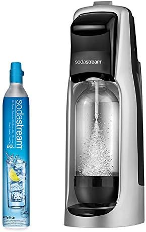 SodaStream 1312111013 Jet Sparkling Water Maker Starter Kit, Black and Silver