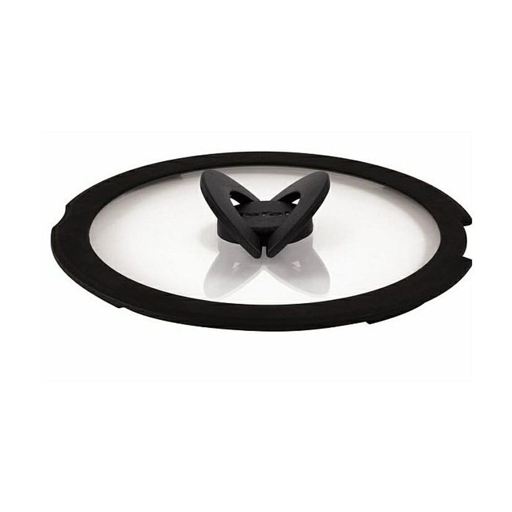 Tefal Ingenio Couvercle en verre 22 cm, rangement facile, gain de place, poignées pliables, chauffage plus rapide, convient aux ustensiles de cuisine Ingenio - Passe au lave-vaisselle - Qualité