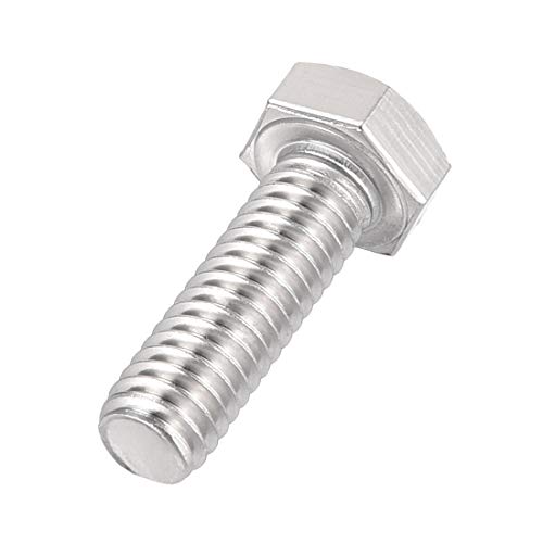 Image of uxcell 5 /16-18x1 Hex Bolts 304 Stainless Steel Hexagon Screw Bolt 6pcs