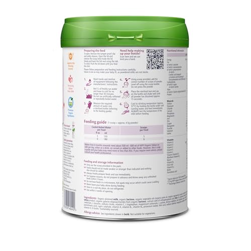 HiPP Organic 2 Follow On Baby Milk Powder Formula, from 6 Months, 800g (Pack of 6)