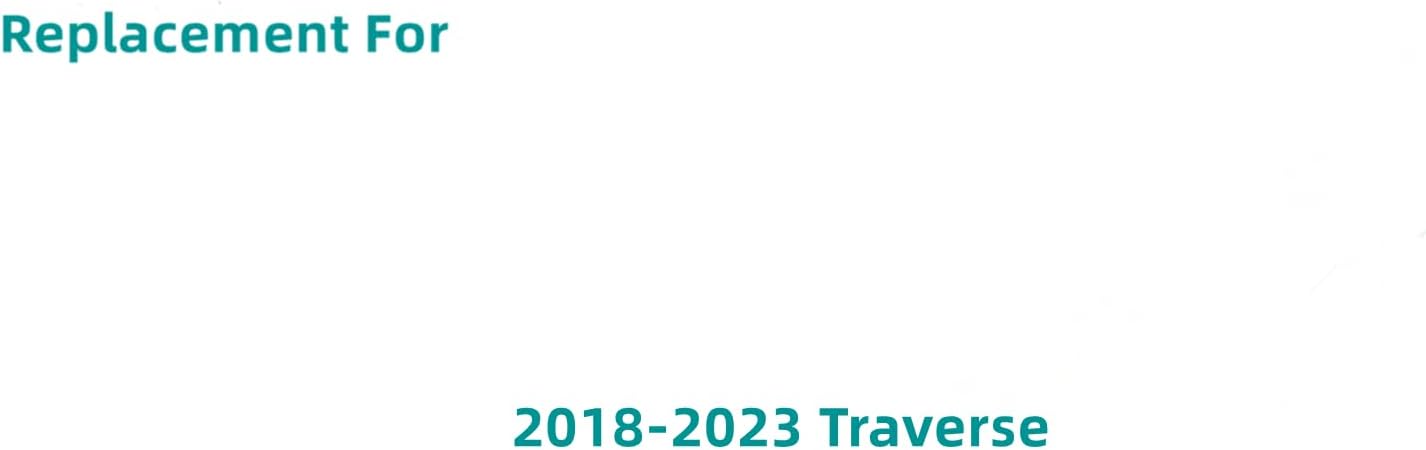 Driver/Left Side Quarter Window Quarter Glass Replacement For Chevrolet Traverse 2018-2023