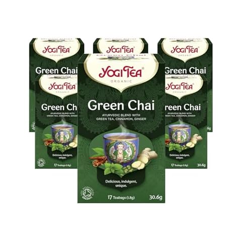 Yogi Tea Green Chai Herbal Tea Packs Cover