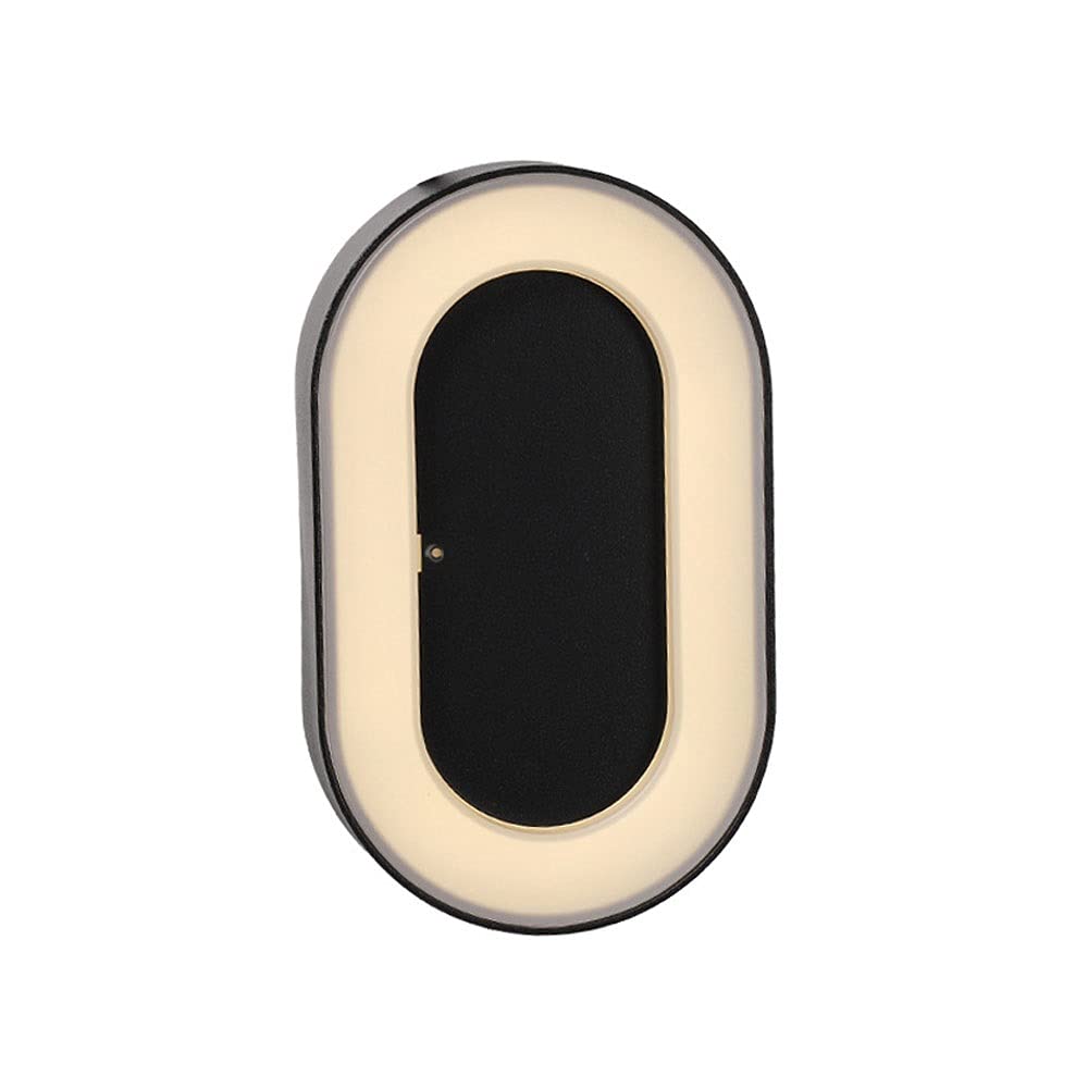 VDOQTLJT LED Outdoor Wall Sconce Fixture IP65 Waterproof Porch Light Geometric Shape Outside Lamp 12W Lantern Sconces Patio Garden Lamps Exterior Wash Lights