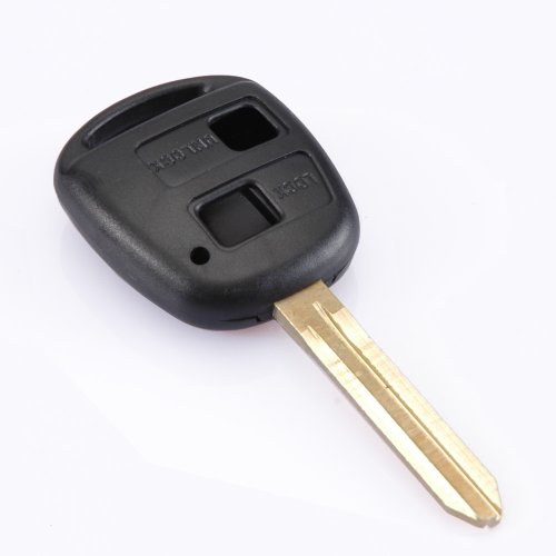 Carcasa del Mando Funda para Llave Carcasa para llave para Coche 2 Botones Reemplazo Remoto de Mando para Toyota Cover
