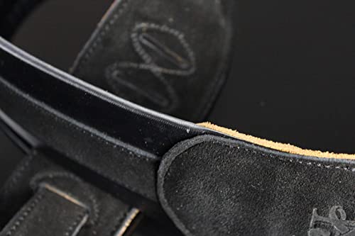emblématique cuirs Noir cuir Naturel rembourré pour guitare et basse Sangle Il-15sblk - Les Beatles, Paul McCartney, John Lennon, RIngo Starr, George Harrison emblématique cuirs Noir cuir Naturel rembourré pour guitare et basse Sangle Il-15sblk – Image 7