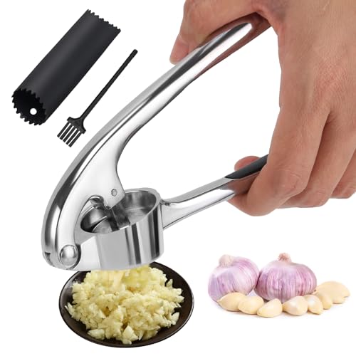Schiaccia Aglio, Apritsce Spremi, Trita Manuale In Acciaio Inox - Foto 8