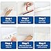 UrbanRed Self Adhesive Curtain Track (3 Meter, 9.8 ft) for Smooth Ceiling or Wall - No Drill, Screws, Ceiling Curtain Track, Curtains Rod, Ceiling Mount, Adhesive Curtains Rod (Non-Flexible)