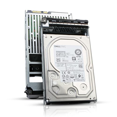Dell 8TB 7.2K RPM SAS 12Gb/s 512e 3.5in Enterprise PowerEdge Hard Drive for R730 R720 R710 R520 R530 R630 R430 T630 T710 R220 R720XD R510 R530XD R730XD 044YFV G13