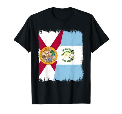 Bandera de Guatemala Florida Orgullo de raíces guatemaltecas floridanas Camiseta