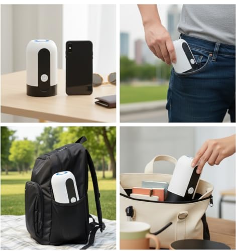 Image of RORIAN Wireless Automatic Water Dispenser Pump for 20 Litre Bottle | USB Rechargeable Portable Drinking Water Pump | Universal Fit for Home, Office, and Outdoor Use (S2) (3 Months Warranty)