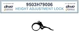 Replacement Parts for Drive 790 Knee Walkers - All Parts Sold Separately - 5.Handle Bar Adj. Lock - 3H Serial #'s