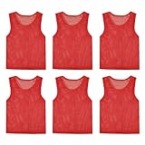 6 Pack Pinnies Team Practice Vests for Child Youth Teen...