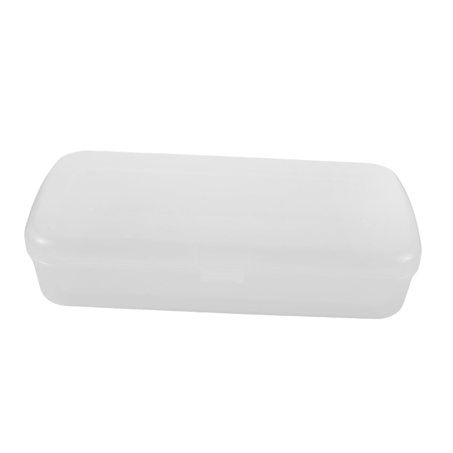 Mikinona Nail Tool Sterilizer Case with Dual Compartments for Manicure Tools Transparent Storage Box for Nail Brushes and Tweezers Space-saving Sterilization Container for Salon and Home