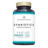 Probioticos y Prebioticos Intestinales. 40 Millones de Bacterias para Repoblar la Flora Intestinal y Aliviar los Síntomas de la Hinchazón y Malestar. 30 Capsulas Vegetales. N2 Natural Nutrition.